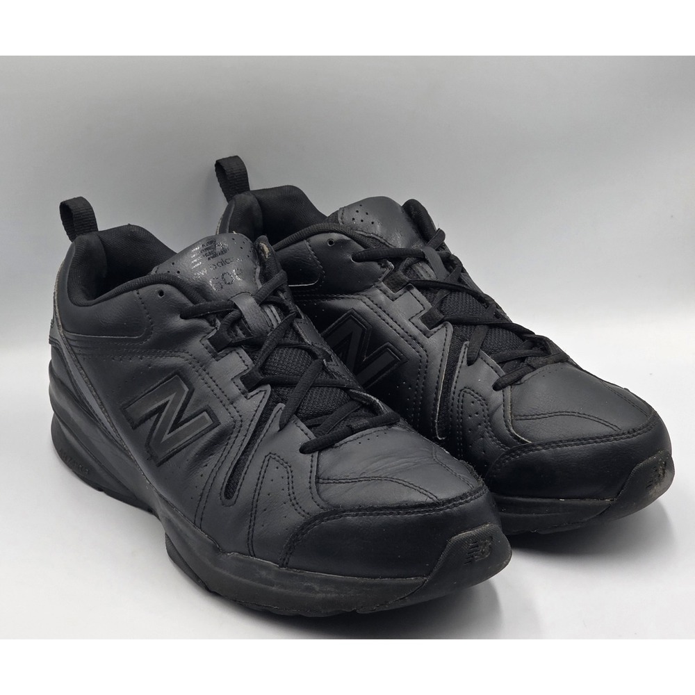 New Balance 608v5 Slip Resistant Work Sneakers 14 4E Wide Width Black